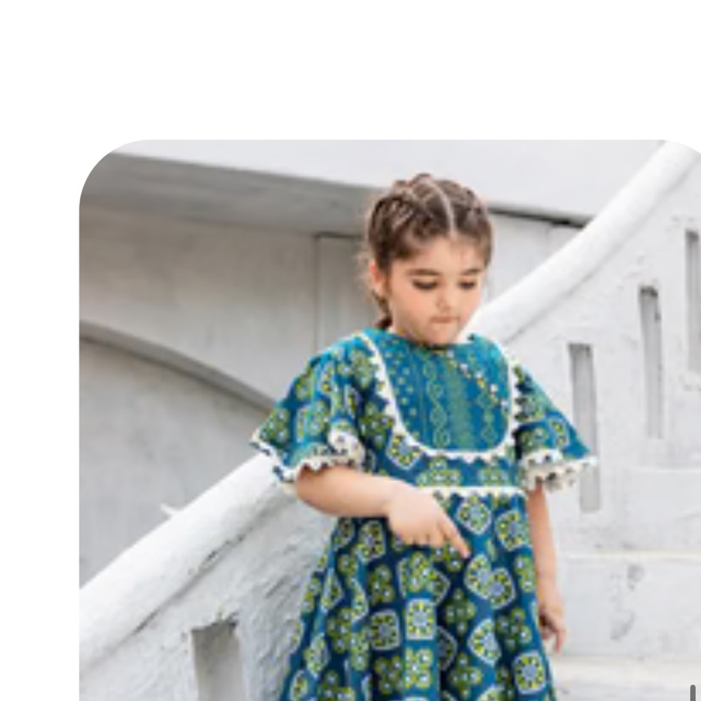 Pakistani summer girl dress 13-14 year old